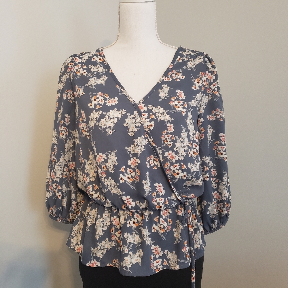 Sienna Sky 3/4 Sleeve Blouse - Size M
